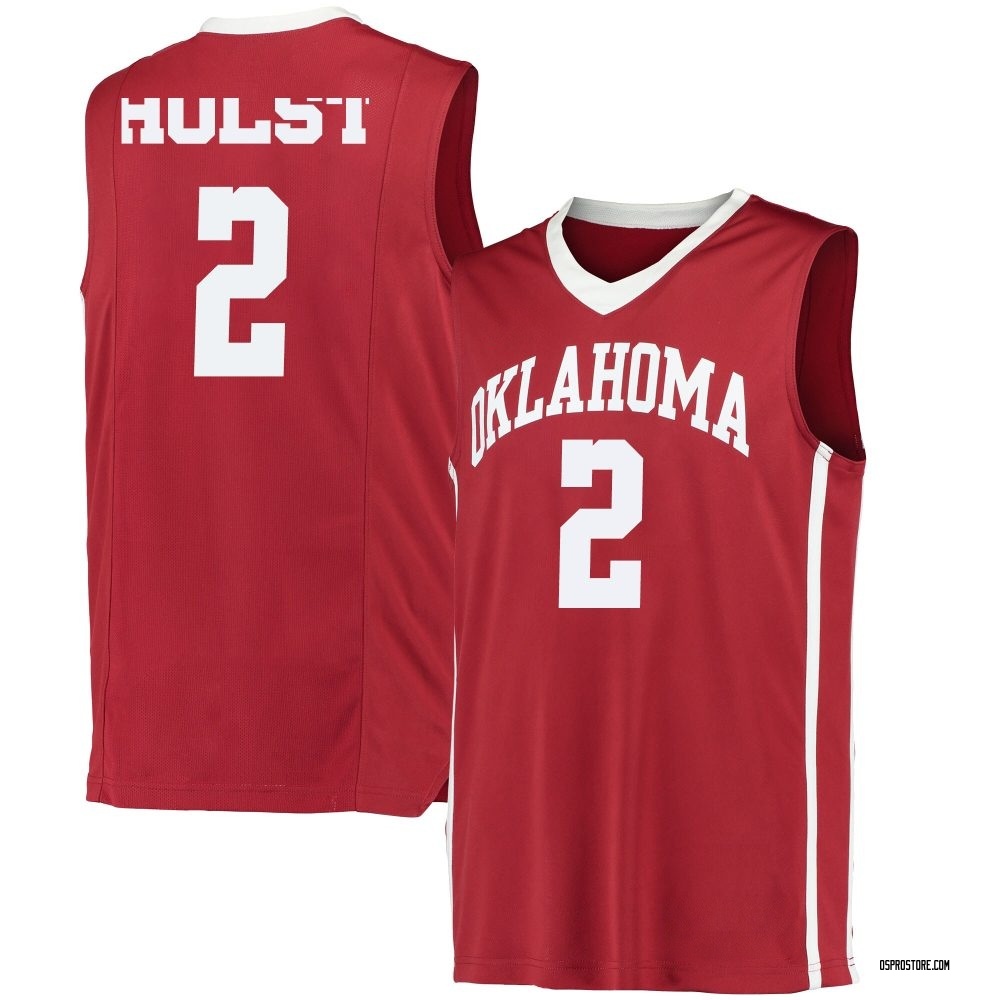 Men's Andreas Holst Oklahoma Sooners Replica Performance Basketball Jersey - Crimson