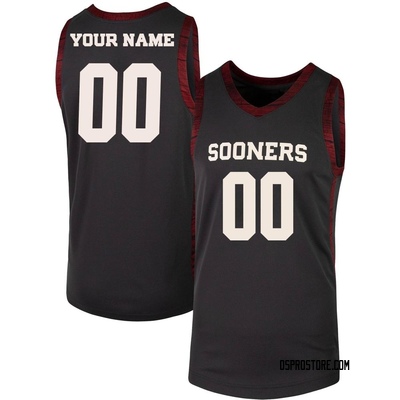 Men's Custom Oklahoma Sooners Replica Basketball Jersey - Anthracite