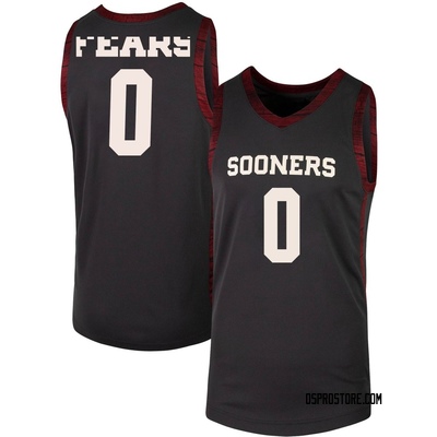 Men's Jeremiah Fears Oklahoma Sooners Replica Basketball Jersey - Anthracite