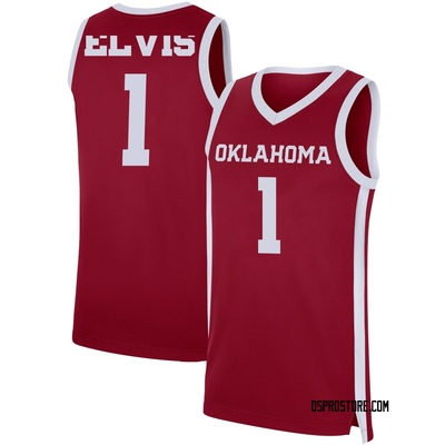 Men's Kobe Elvis Oklahoma Sooners Replica Basketball Jersey - Crimson