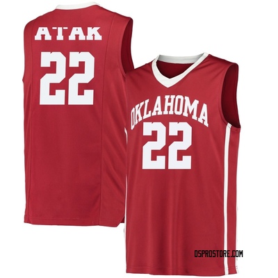 Men's Kuol Atak Oklahoma Sooners Replica Performance Basketball Jersey - Crimson