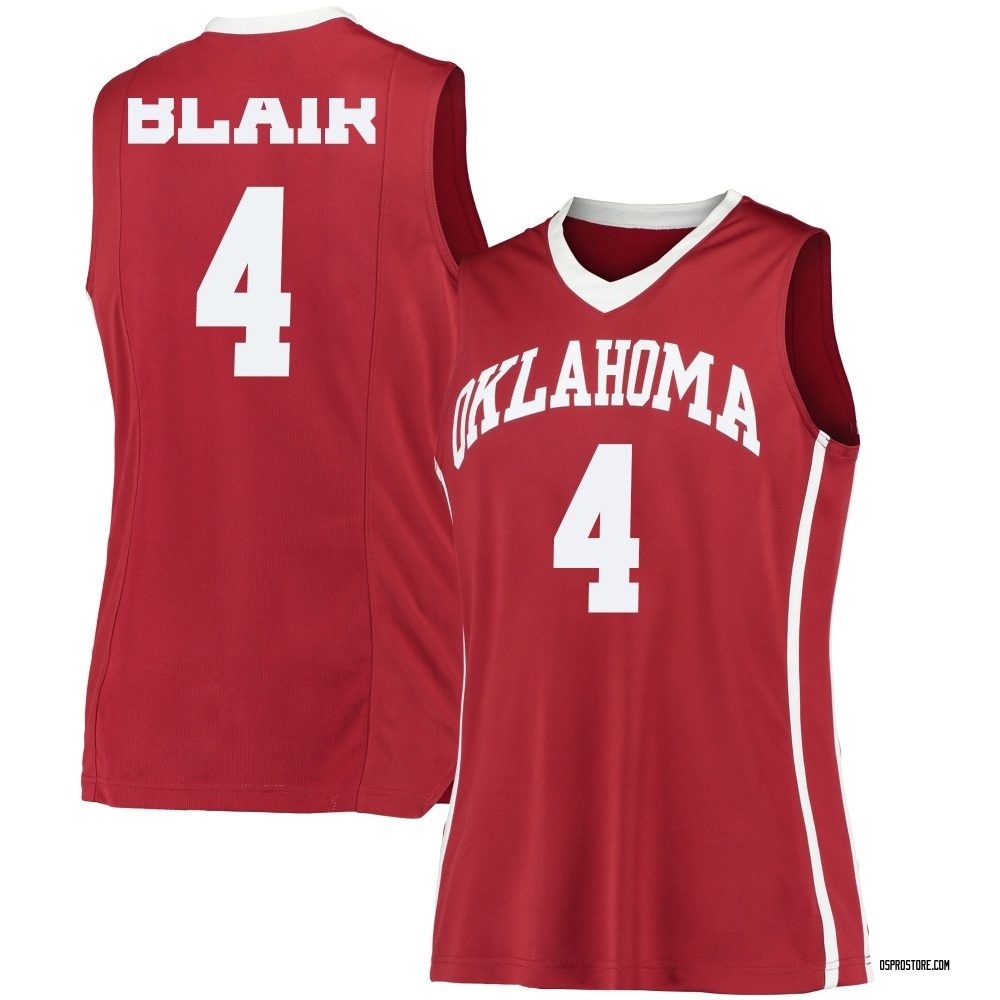 Women's Alec Blair Oklahoma Sooners Replica Performance Basketball Jersey - Crimson