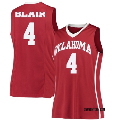 Women's Alec Blair Oklahoma Sooners Replica Performance Basketball Jersey - Crimson