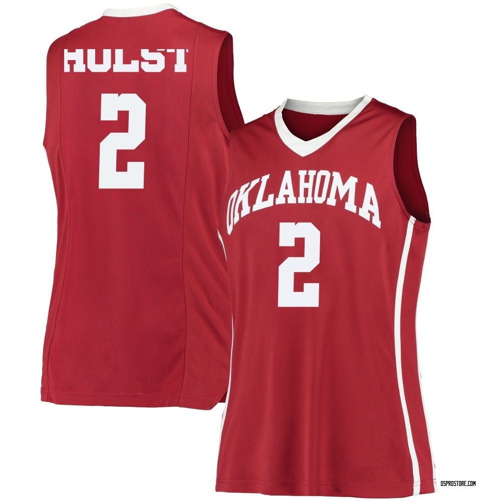 Women's Andreas Holst Oklahoma Sooners Replica Performance Basketball Jersey - Crimson