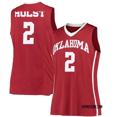 Women's Andreas Holst Oklahoma Sooners Replica Performance Basketball Jersey - Crimson