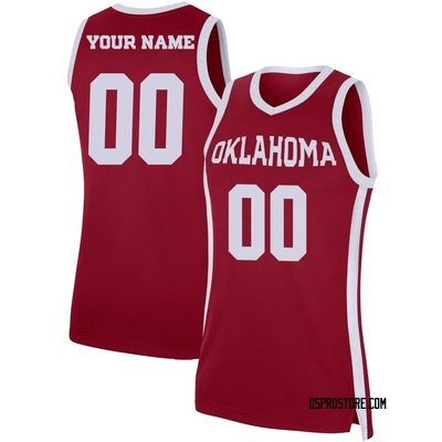 Women's Custom Oklahoma Sooners Replica Basketball Jersey - Crimson