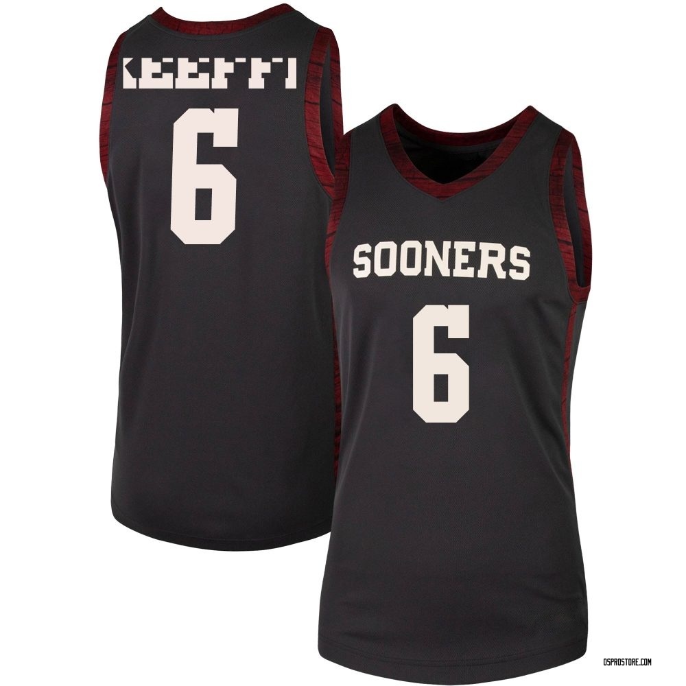 Women's Finley Keeffe Oklahoma Sooners Replica Basketball Jersey - Anthracite