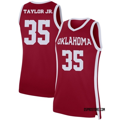 Women's Glenn Taylor Jr. Oklahoma Sooners Replica Basketball Jersey - Crimson
