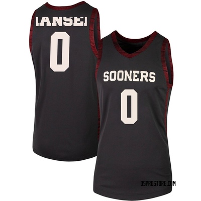 Women's Jake Hansen Oklahoma Sooners Replica Basketball Jersey - Anthracite