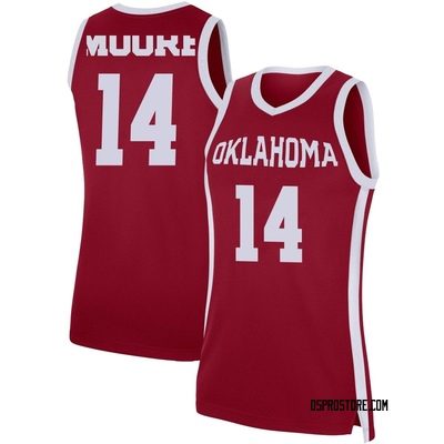 Women's Jalon Moore Oklahoma Sooners Replica Basketball Jersey - Crimson
