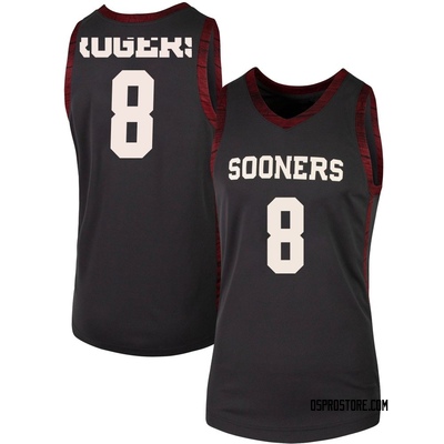 Women's Kai Rogers Oklahoma Sooners Replica Basketball Jersey - Anthracite