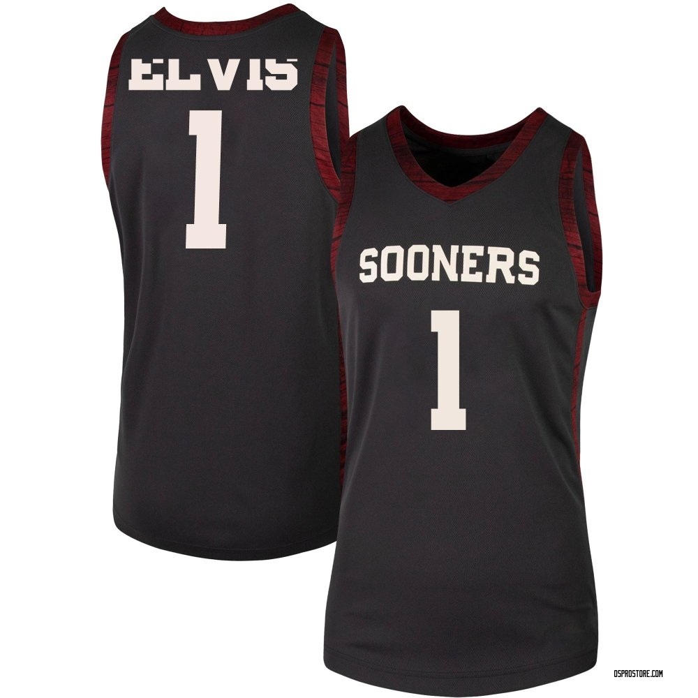 Women's Kobe Elvis Oklahoma Sooners Replica Basketball Jersey - Anthracite