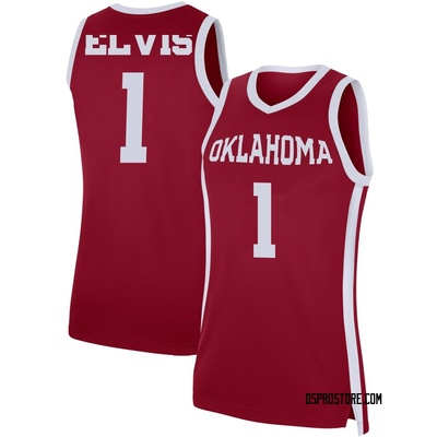 Women's Kobe Elvis Oklahoma Sooners Replica Basketball Jersey - Crimson