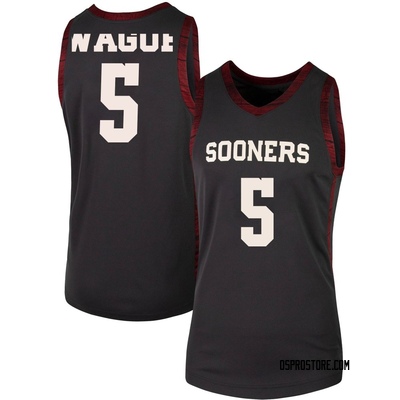 Women's Mohamed Wague Oklahoma Sooners Replica Basketball Jersey - Anthracite