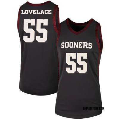 Women's Reid Lovelace Oklahoma Sooners Replica Basketball Jersey - Anthracite