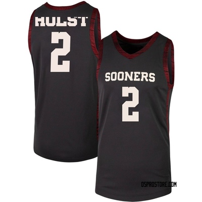 Youth Andreas Holst Oklahoma Sooners Replica Basketball Jersey - Anthracite