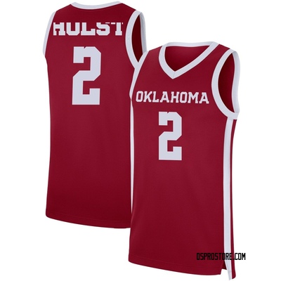 Youth Andreas Holst Oklahoma Sooners Replica Basketball Jersey - Crimson