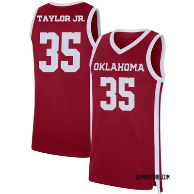 Youth Glenn Taylor Jr. Oklahoma Sooners Replica Basketball Jersey - Crimson