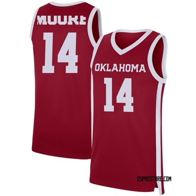 Youth Jalon Moore Oklahoma Sooners Replica Basketball Jersey - Crimson