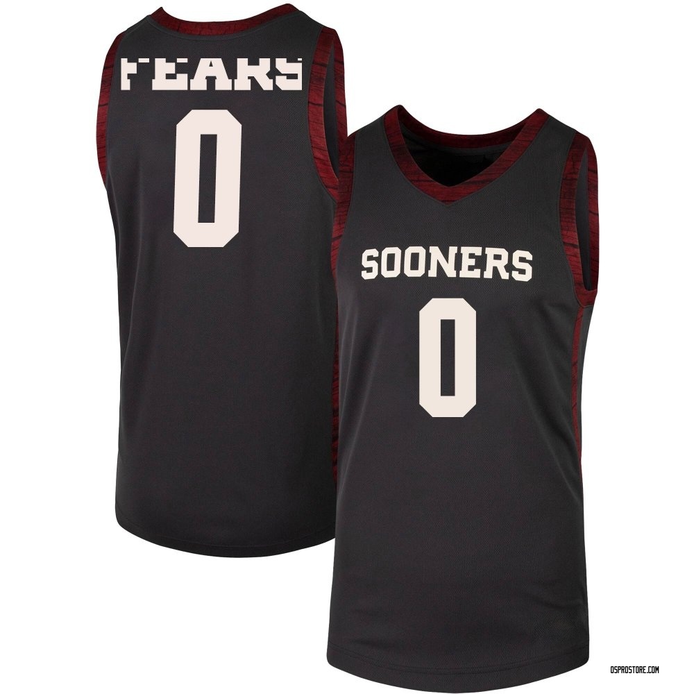 Youth Jeremiah Fears Oklahoma Sooners Replica Basketball Jersey - Anthracite