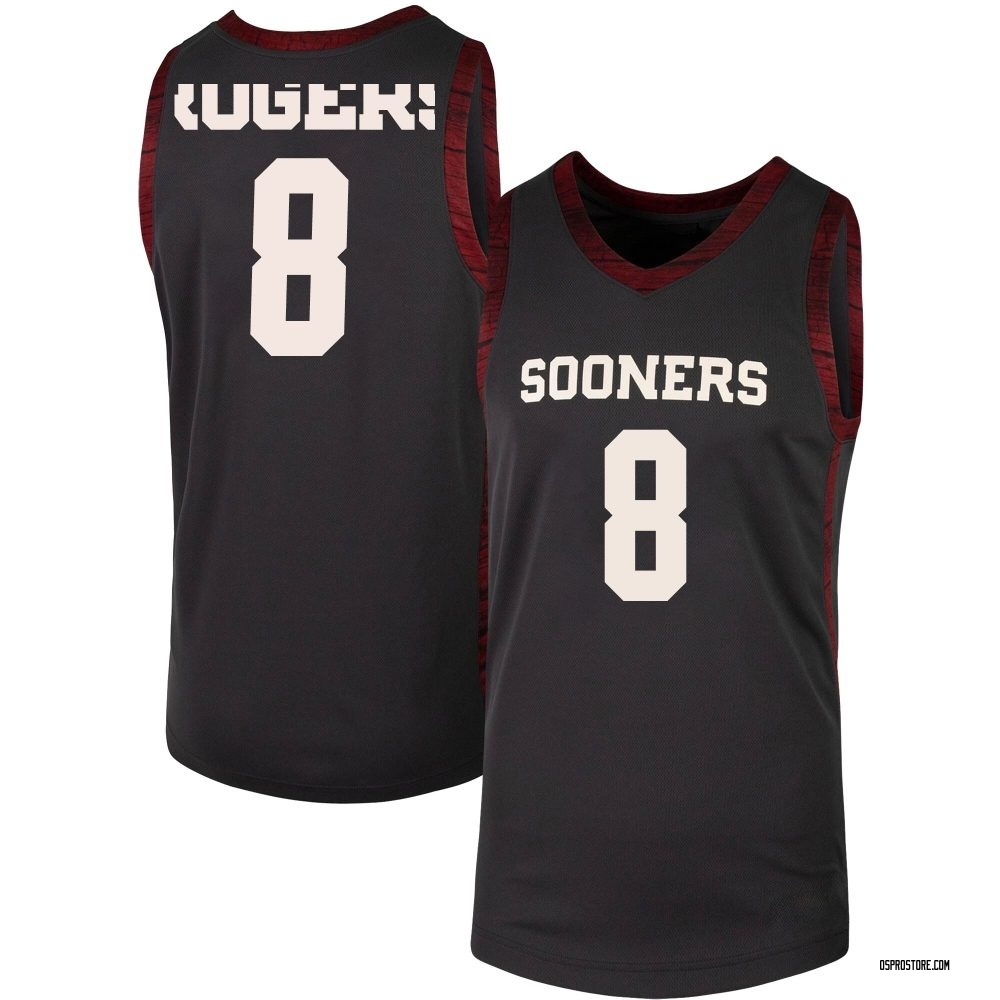 Youth Kai Rogers Oklahoma Sooners Replica Basketball Jersey - Anthracite