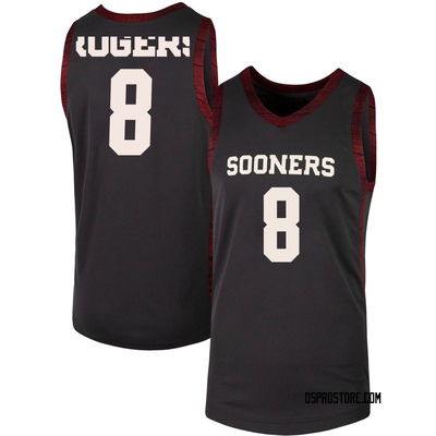 Youth Kai Rogers Oklahoma Sooners Replica Basketball Jersey - Anthracite