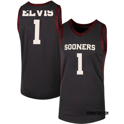 Youth Kobe Elvis Oklahoma Sooners Replica Basketball Jersey - Anthracite