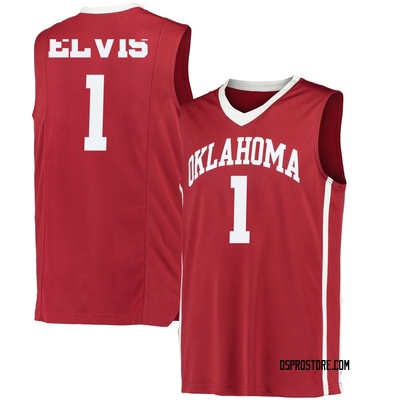 Youth Kobe Elvis Oklahoma Sooners Replica Performance Basketball Jersey - Crimson