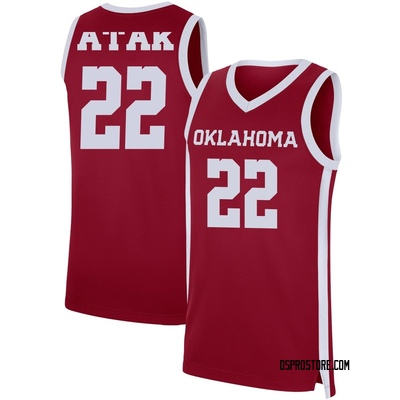 Youth Kuol Atak Oklahoma Sooners Replica Basketball Jersey - Crimson