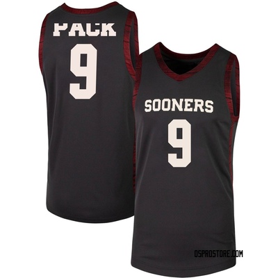 Youth Nijel Pack Oklahoma Sooners Replica Basketball Jersey - Anthracite